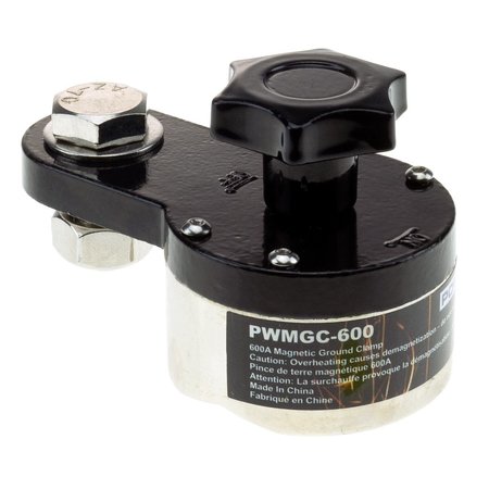 POWERWELD Magnetic Ground Clamp, Switchable, 600A PWMGC-600